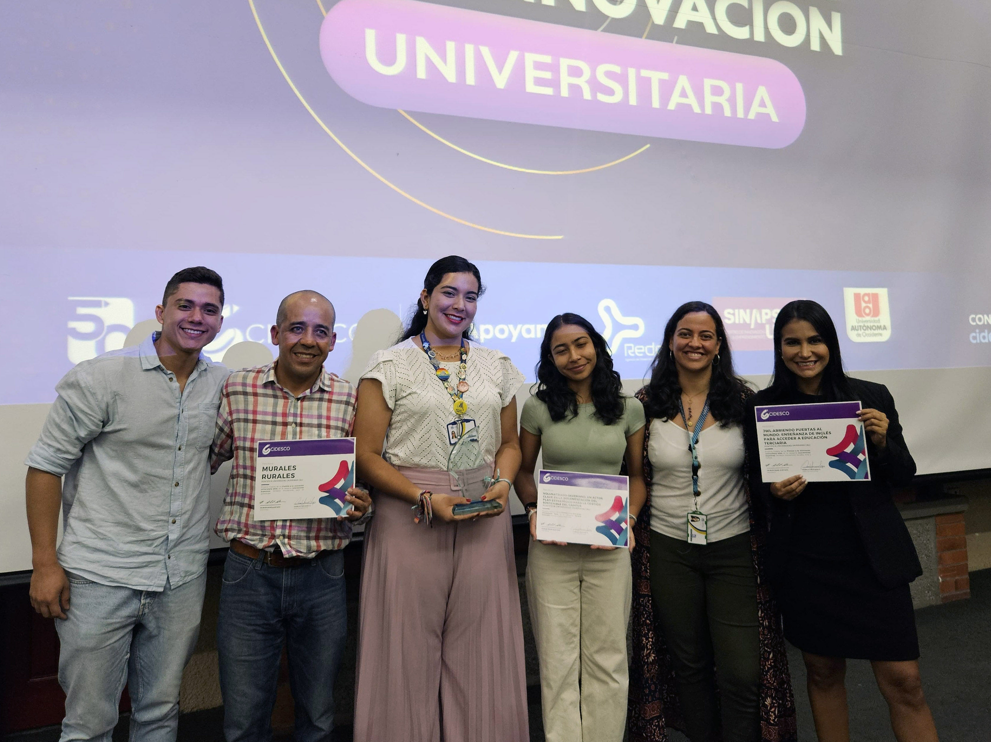 Ganadores y nominados javerianos en los Premios Cidesco a la InnovaciÃ³n Universitaria