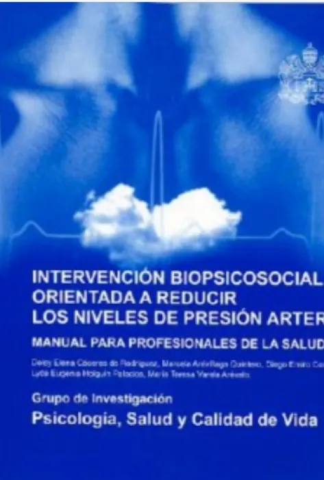Intervención biopsicosocial, grupal, orientada a reducir los niveles de presión arterial (incIuye CD) Portada de intervención